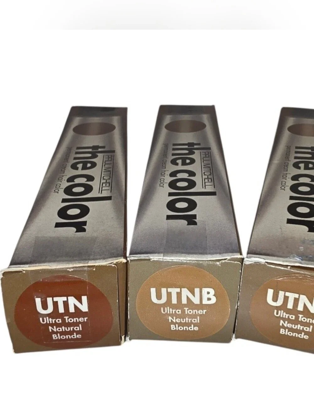 New (3) Paul Mitchell Permanent Cream Ultra Toners Hair Color Size 3 fl oz each